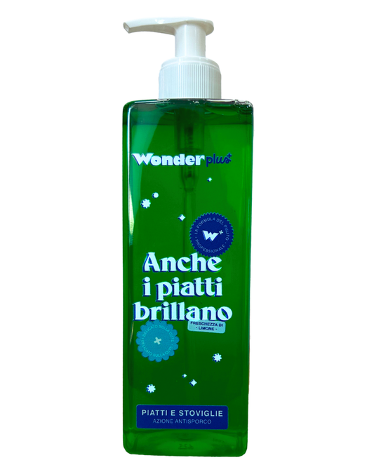 Anche i piatti brillano