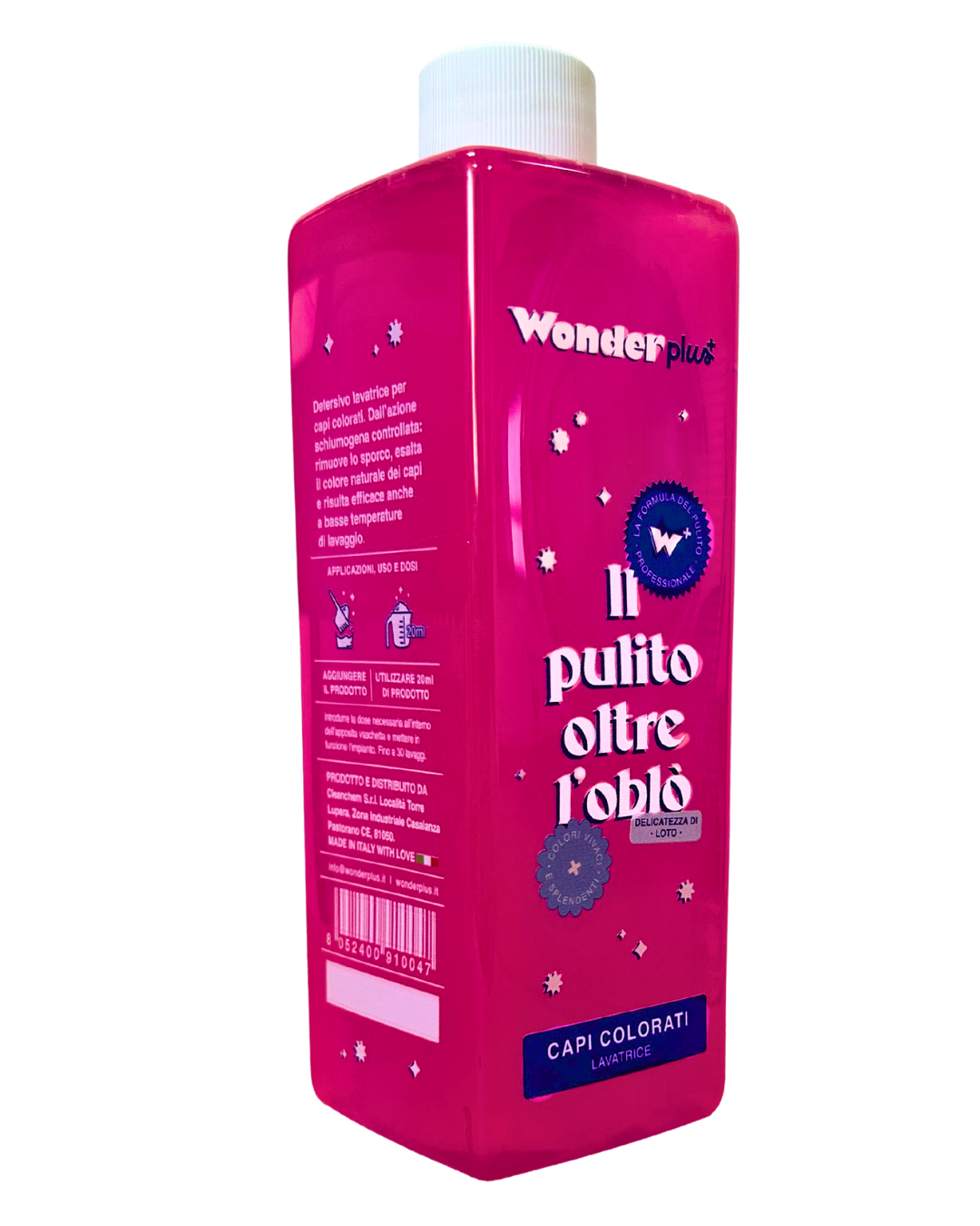 Il pulito oltre l'oblò capi colorati