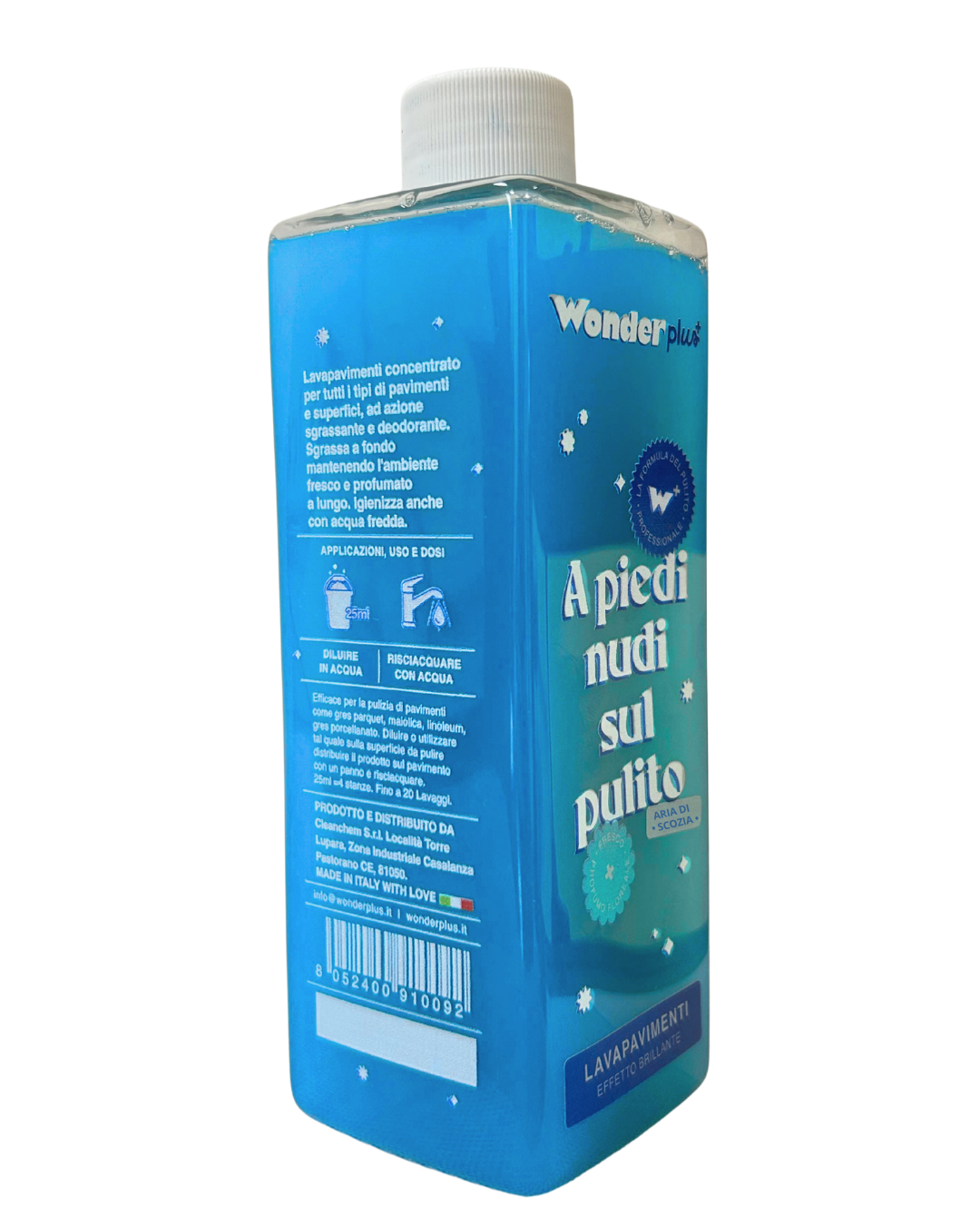 A piedi nudi sul pulito